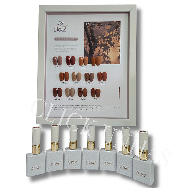 Esmalte em Gel Coleção Cacau Luxo D&Z