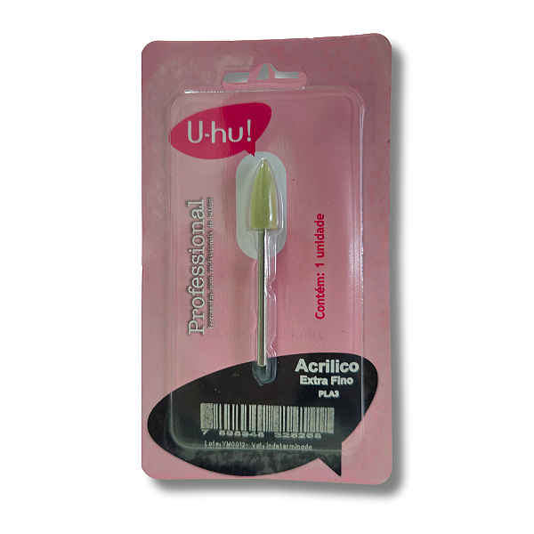 Broca Polidora Torpedo Amarelo Extra Fino Uhu PLA3