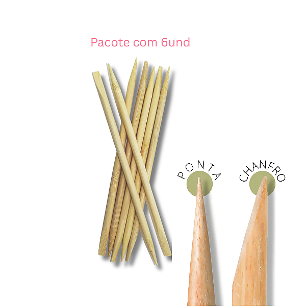 Palito Bambu Chanfrado 06 und PLIN