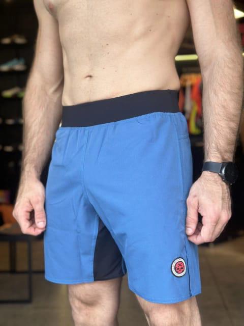 SHORT MASC AZUL COS ESTREITO