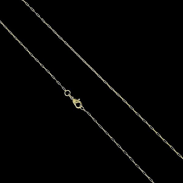 Corrente Cartie  (0.5mm- 70cm)    (3G) - BANHADO A OURO 18k