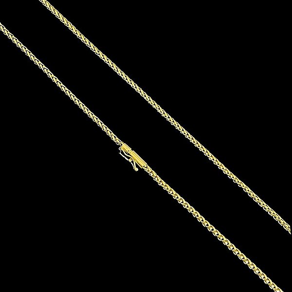 CORRENTE PERUANA FECHO CANHÃO  (3mm -70cm-5G)