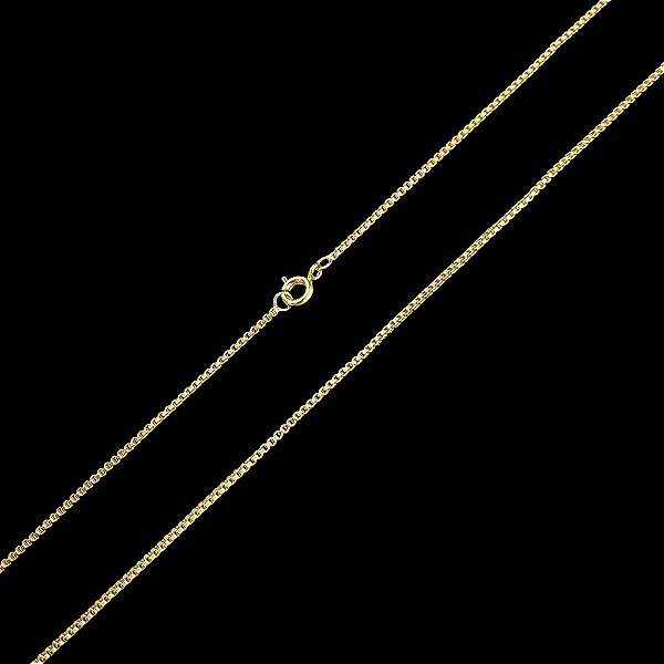 CORRENTE VENEZIANA( 1.5MM- 70CM)- 8G - BANHO DE OURO 18K