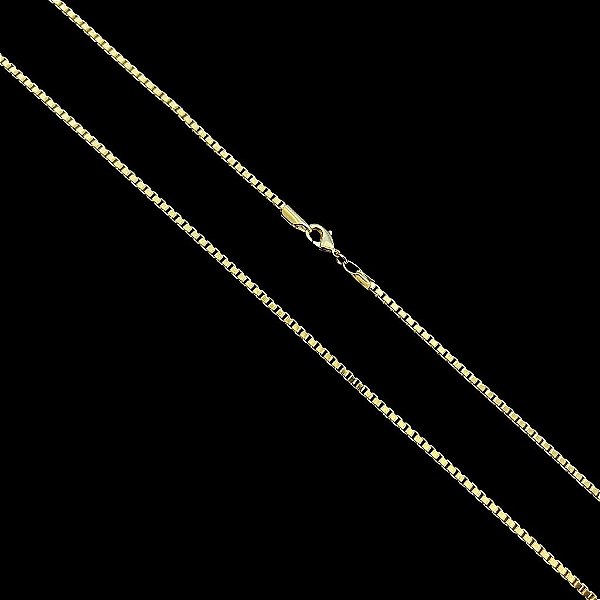 CORRENTE VENEZIANA( 2.5MM 15G -70cm) - BANHO DE OURO 18K