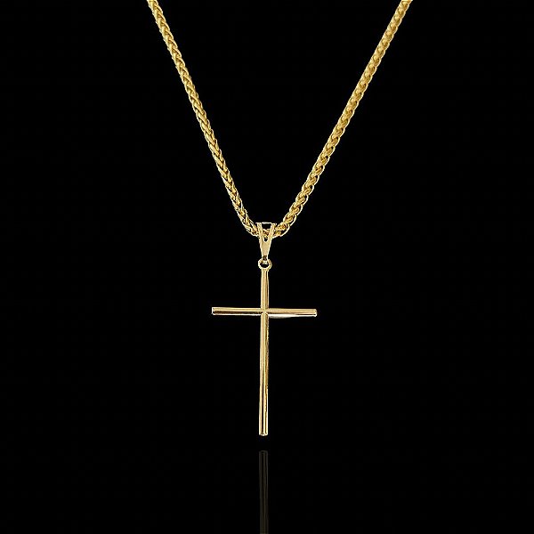 PINGENTE CRUZ PALITO M (3g- 3x3cm)