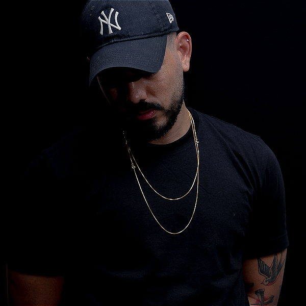 2  CORRENTES VENEZIANA(  1.0MM- 60CM + 70CM)- 8G - BANHO DE OURO 18K