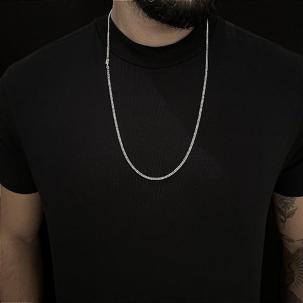 CORRENTE LACRAIA ( 1.5mm -70CM )- BANHADO A OURO 18K