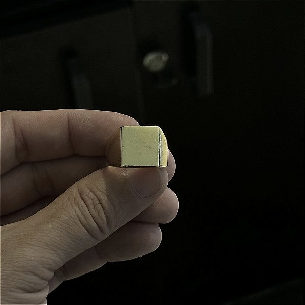 ANEL CHAPADO LISO  - FEITO DE MOEDA ANTIGA