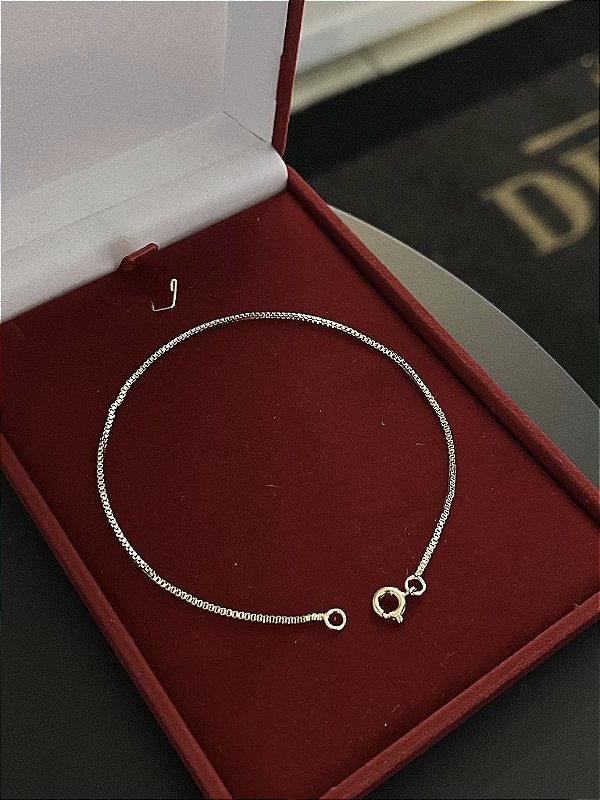 PULSEIRA  VENEZIANA  (1.5mm) Escolha  17cm a 21cm - Banhado a Ouro 18K