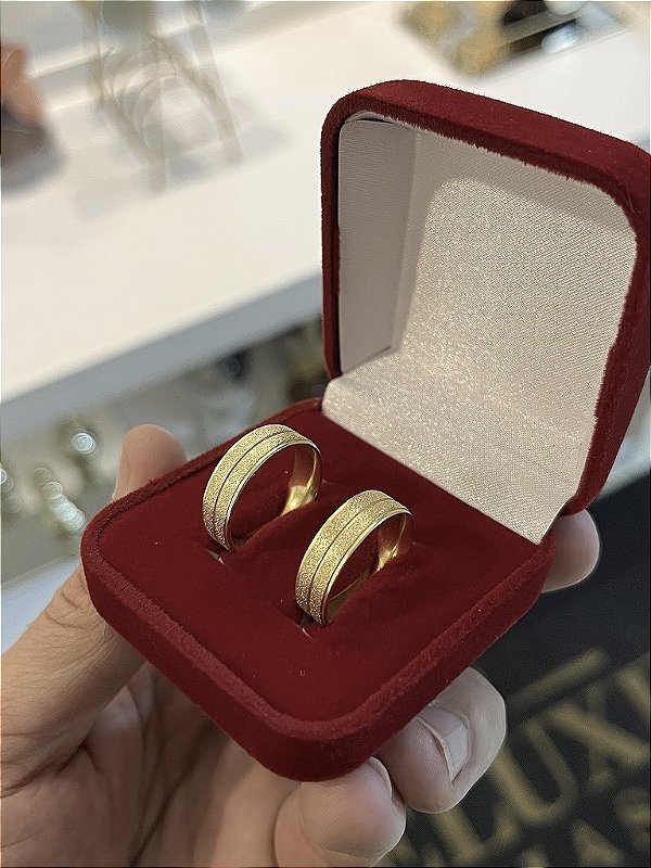 PAR DE ALIANÇA  5mm - FEITO DE MOEDA ANTIGA