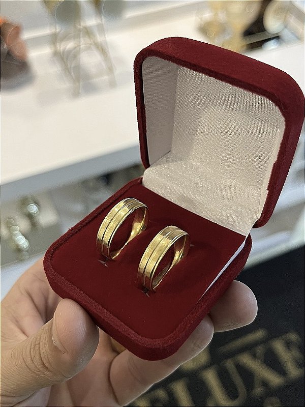 PAR DE ALIANÇA  5mm - FEITO DE MOEDA ANTIGA