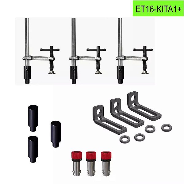 Kit de fixação Sistema 16 - 15 peças ET16-KITA1+