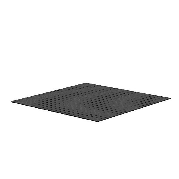PLACA PERFURADA 1000x1000x6,35mm Ø 16 mm NITRETADA  PLC1010.L.N