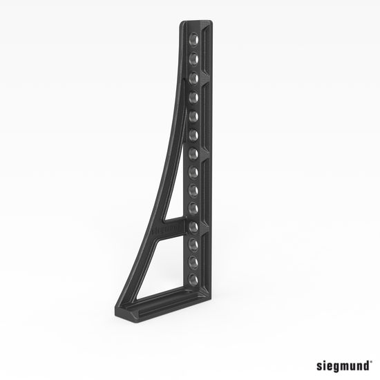Esquadro de encosto e de fixação 750 G esquerda ‐ Nitretado - SG2-280166.N