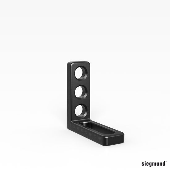 Esquadro de encosto e de fixação 90 L ‐ Nitretado - SG2-160110.N