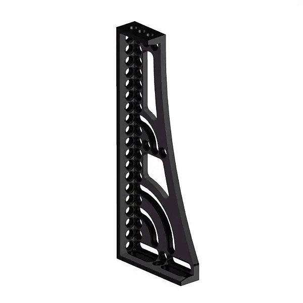 Esquadro de encosto e de fixação com angulo 500 GKS direita‐ Nitretado - A2-160136.NS