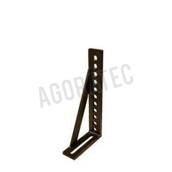 Esquadro de encosto e de fixação 300x150x50mm, Sistema 16 brunido - SHT60330