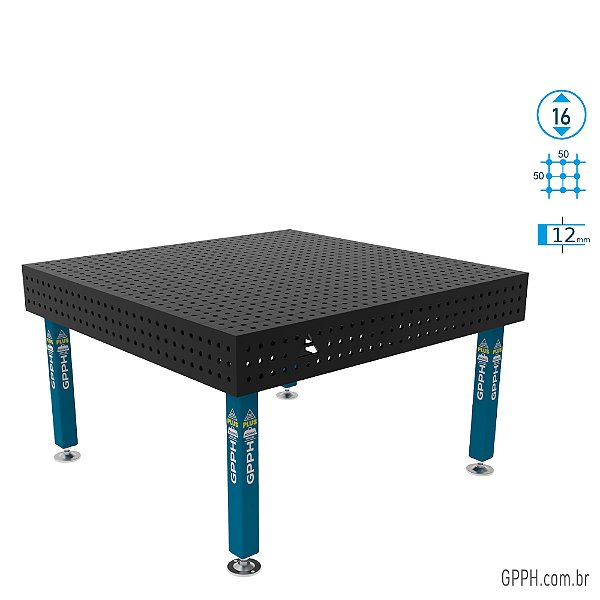 Mesa PLUS 1500x1480x200 Ø16 - Grade 50x50 GPPH - GPPL150148.2.16