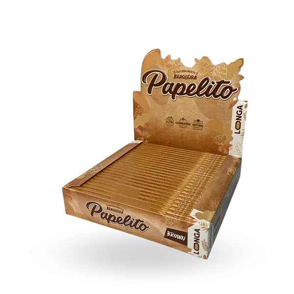SEDA PAPELITO BROWN LONGA | CAIXA C/25 UND