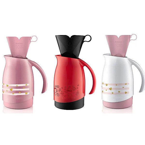Bule Térmico 700ml  c/suporte coador