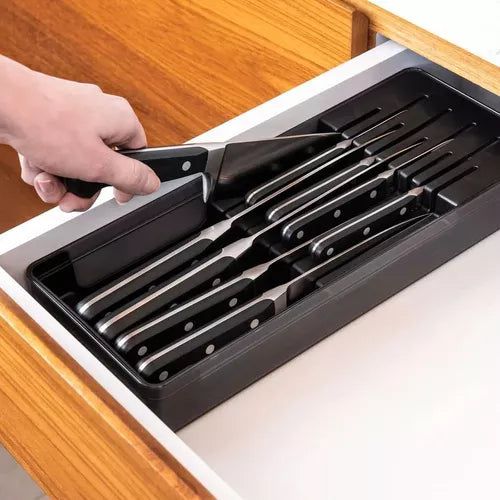 Organizador Divisor 9 Facas p/Gaveta Clear - OU