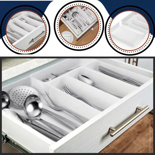 Organizador de Talheres Gaveta Extensível