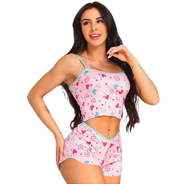 Short Doll Cropped Virginia Estampas Variadas