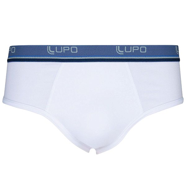 Cueca Slip Lupo De Algodão Com Elastano 00524