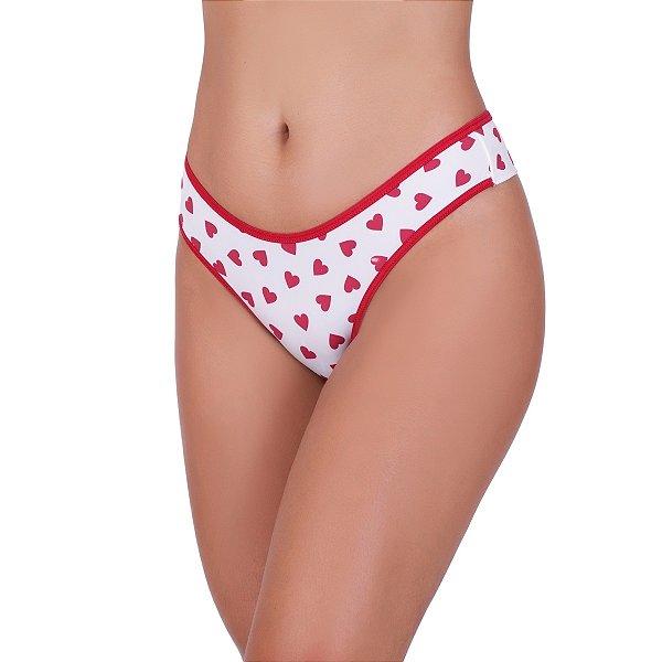 Kit com 2 Calcinhas Fio Duplo Estampas Variadas