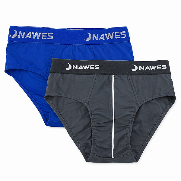 Cueca Slip Kit C/3 Cós em Microfibra Nawes N17