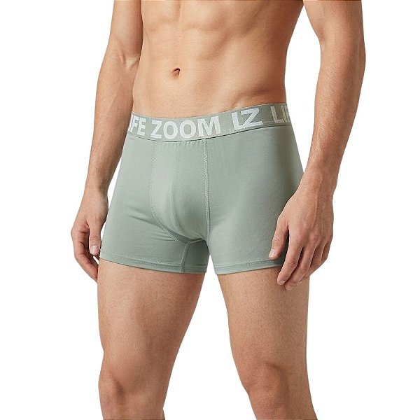 TESTE Cueca Boxer Lisa Microfibra Life Zoom Ref.:002