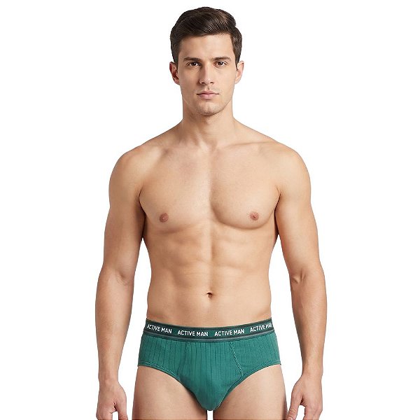 TESTE Kit c/ 3 Cuecas Slip Algodão Ref 08 Active Man