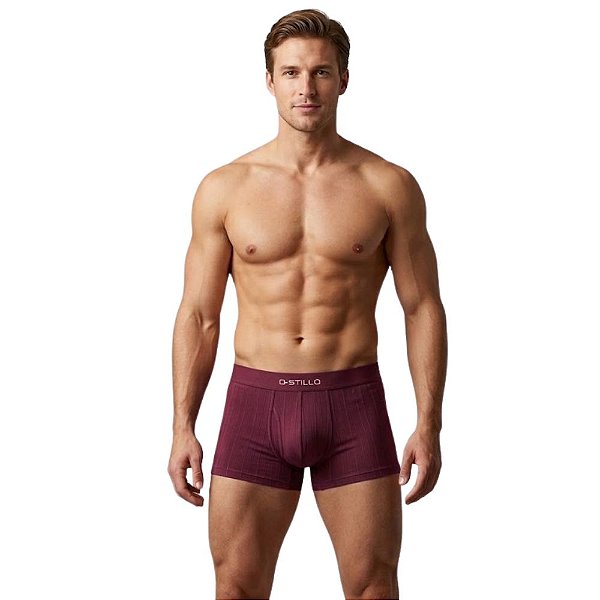 TESTE Kit c/ 2 Cuecas Boxer Poliamida Sem Costura Ref.:110 D.Stillo