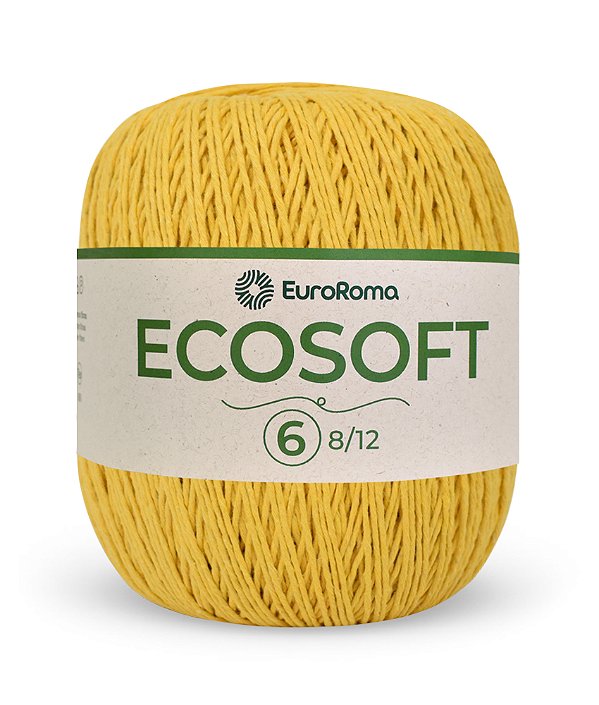 Fio EuroRoma Ecosoft 8/12 - Cor Ouro | n°6: Sua Escolha para Amigurumis, Moda e Decoração