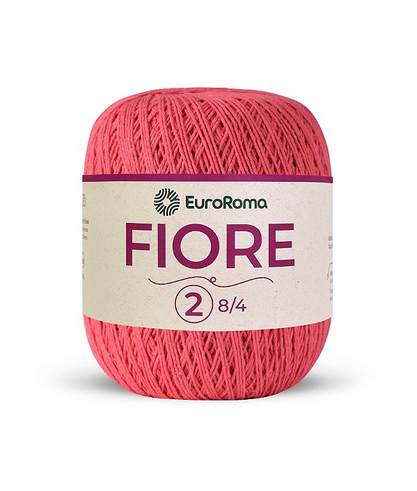 Novelo Fiore Fio 2 - EuroRoma 8/4 - Cor Melancia