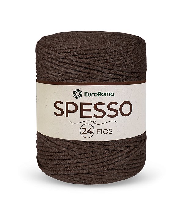 Barbante Spesso 24 Fios - Marrom - EuroRoma - 1kg