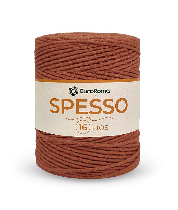 Barbante Spesso 16 Fios - EuroRoma - 1kg - Cor Telha