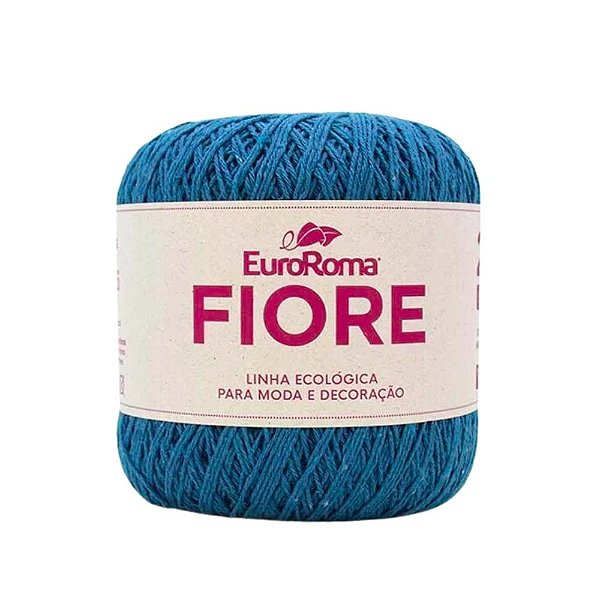 Novelo Fiore Fio 2 - EuroRoma 8/4 - Cor Azul Petróleo