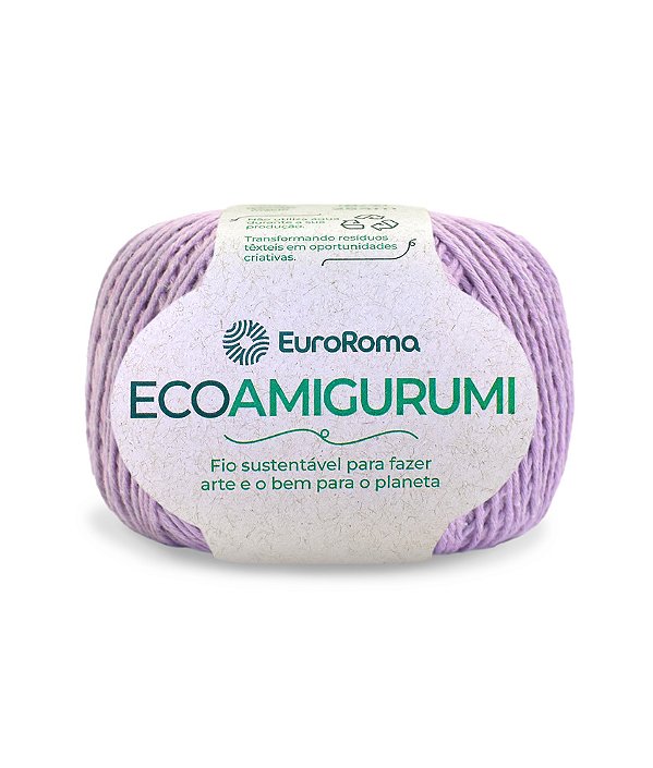 Fio Ecoamigurumi da EuroRoma - Cor Lilas Claro