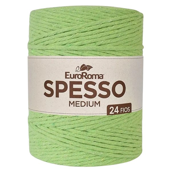 Barbante Spesso 24 Fios - Verde Limão- EuroRoma - 1kg
