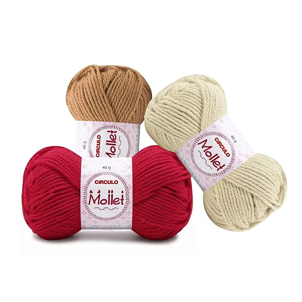 Fio Mollet Círculo 40g – 100% Acrílico