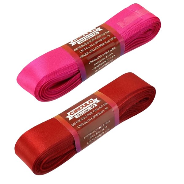 Fita de Cetim nº 05 – 22mm x 10m – Círculo