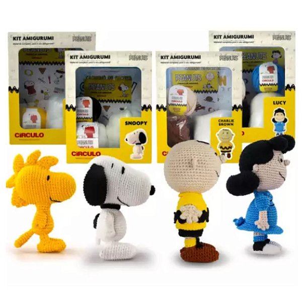 Kit Amigurumi Snoopy And Peanuts Circulo