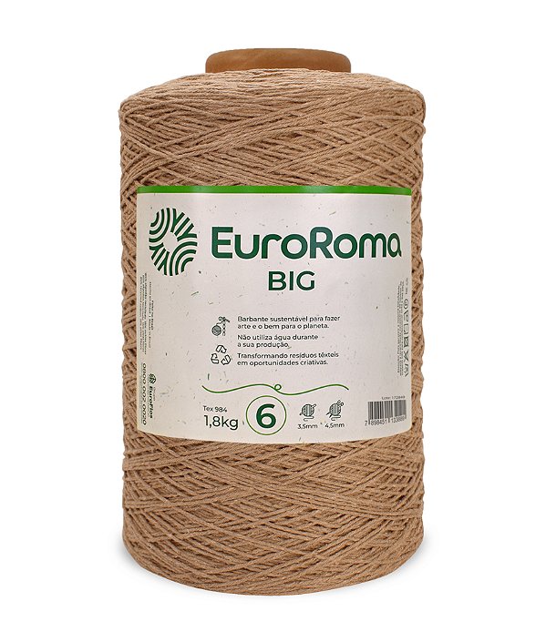 Barbante EuroRoma BIG n°6 - 1,8Kg - Bege