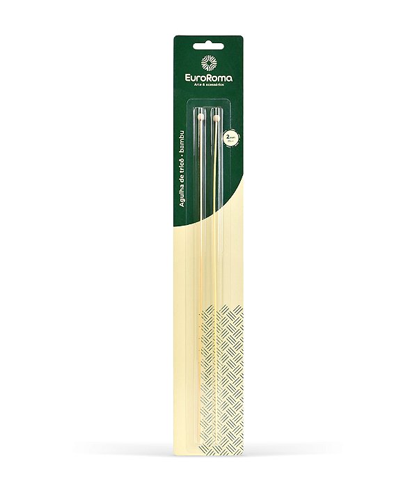 Agulha de Tricô em Bambu EuroRoma 35cm