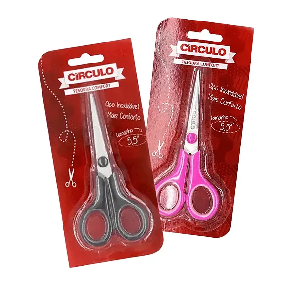 Tesoura Confort Circulo 5,5 Polegadas 13,8cm