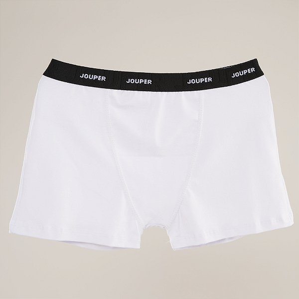 CUECA BOXER MICROFIBRA BRANCO