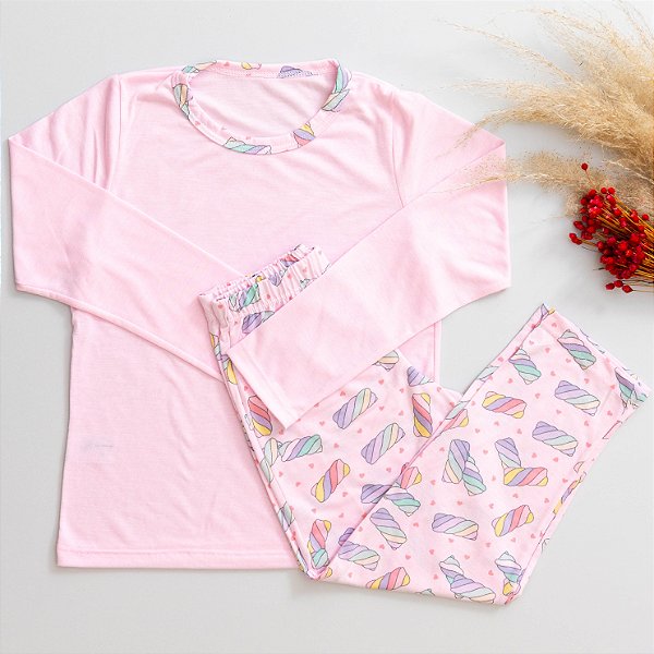 PIJAMA LONGO MARSHMALLOW INFANTIL