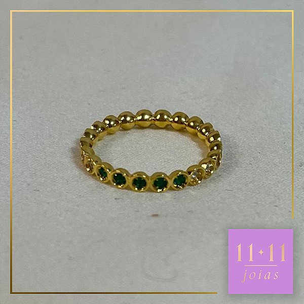 ANEL COLOURS PRATA 950 COM BANHO DE OURO