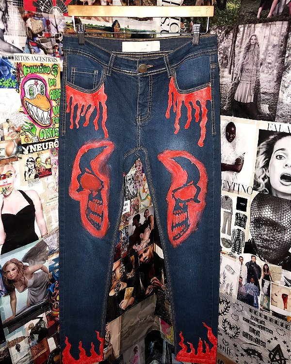 ⛧ Calça Die Bleeding ⛧